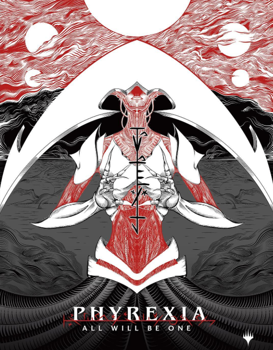 Póster oficial Phyrexia: All Will Be One por Tomo77